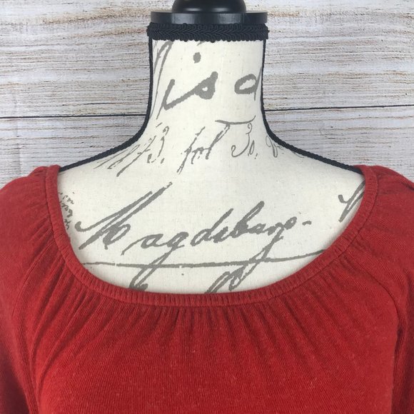 Bailey44 Red/Rust Colored Light-Weight Sweater - Picture 2 of 6